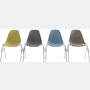 Eames Molded Fiberglass Side Chair, Stacking Base 