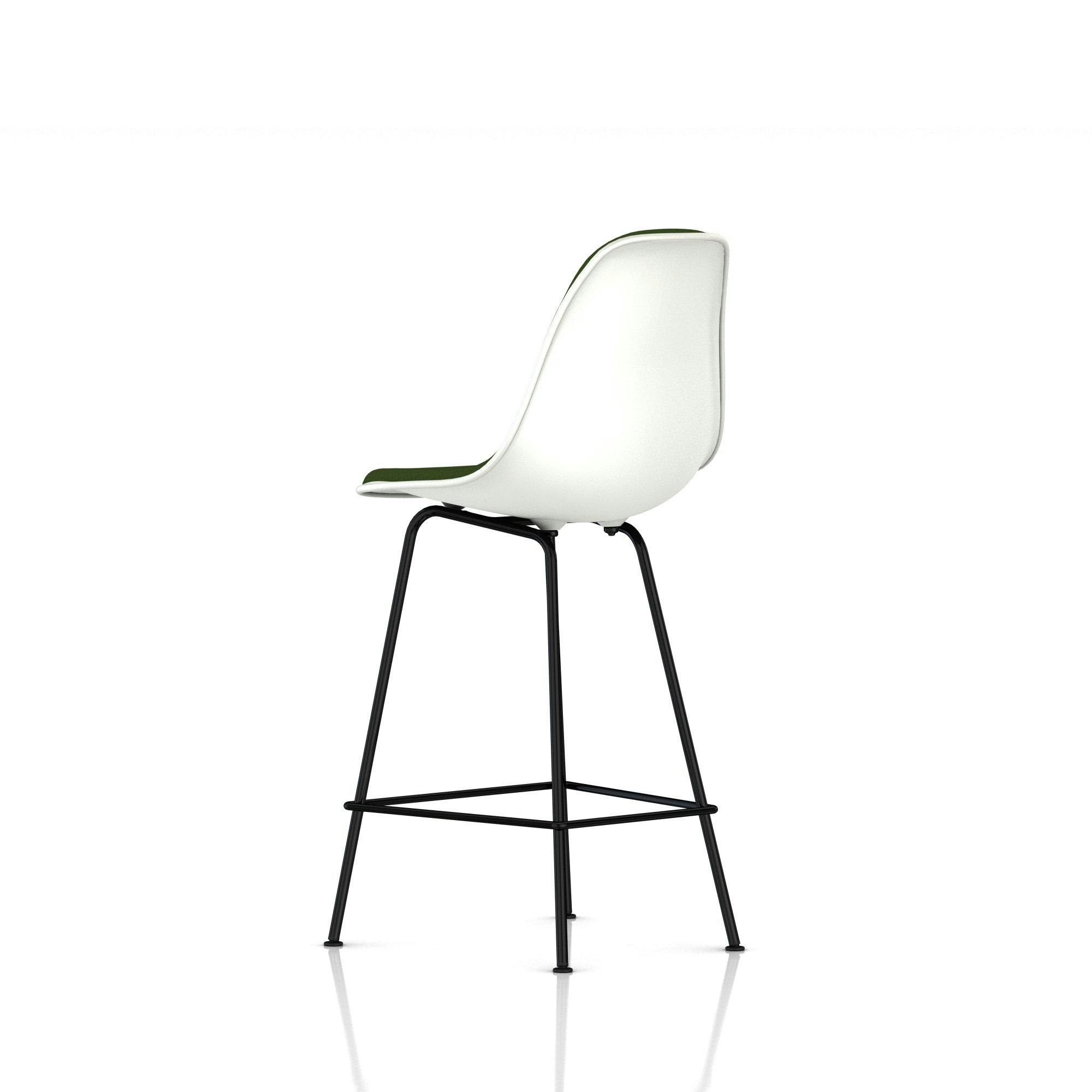 Eames Upholstered Molded Plastic Counter Stool - DSHCX.U