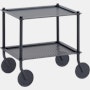 Flow Trolley - Two Shelves, Blue Grey