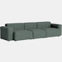 Mags SL 3-Seat Sofa - Pecora, Green