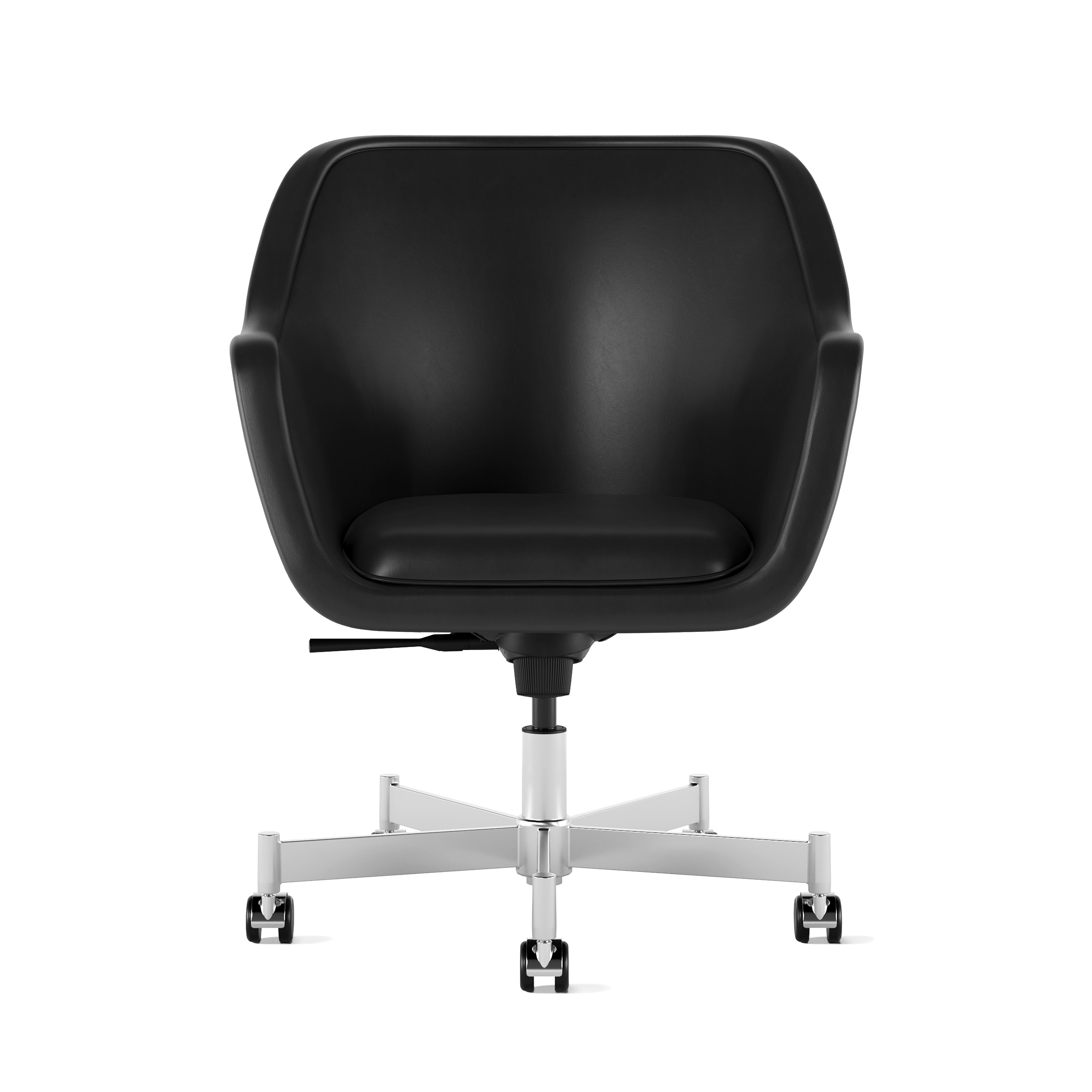 Bumper Task Chair - High Arm,  Bristol Leather Black