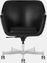 Bumper Task Chair - High Arm,  Bristol Leather Black