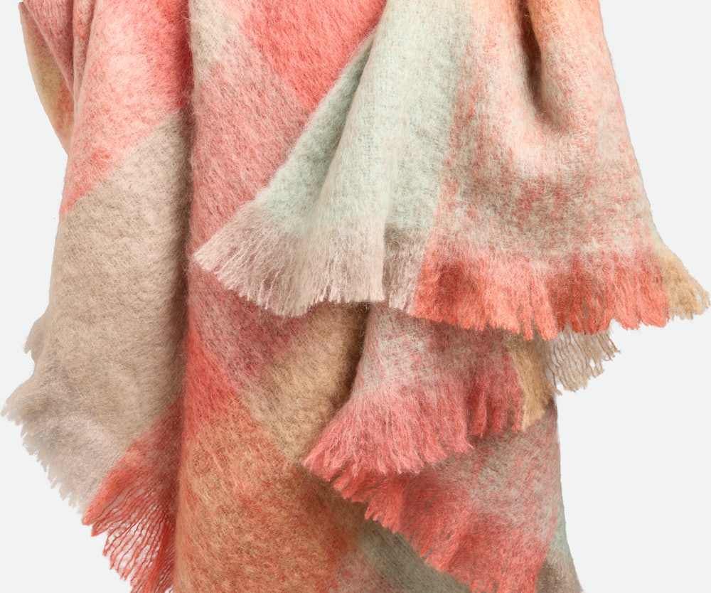 Avoca Colorblock Mohair Throw Design Within Reach