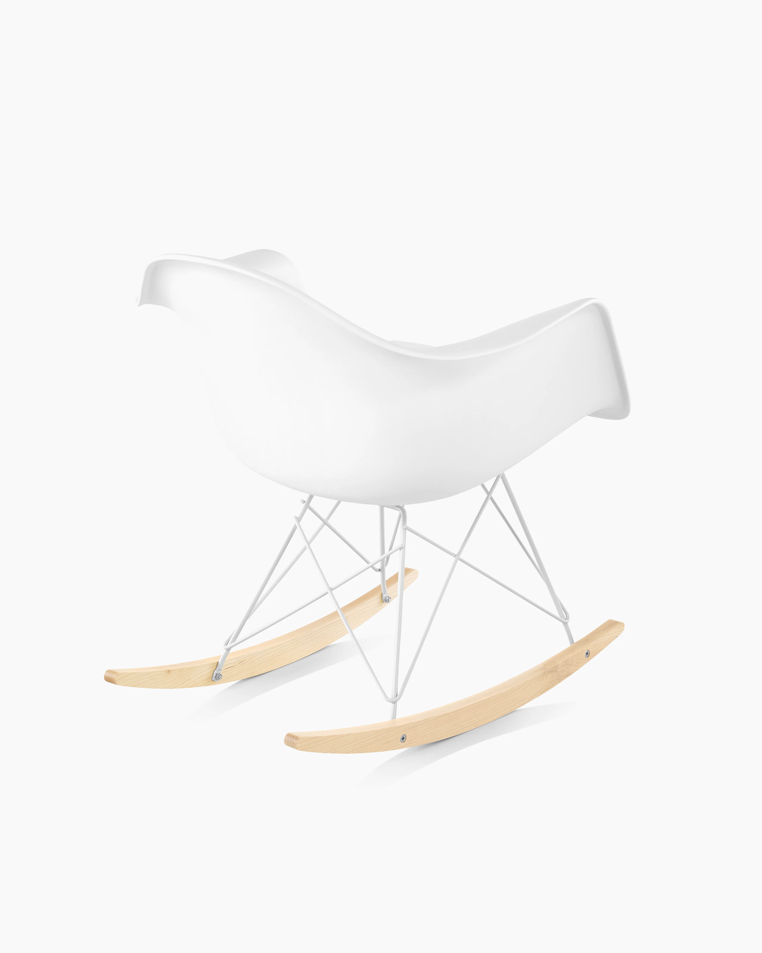 Eames Molded Plastic Armchair, Rocker Base