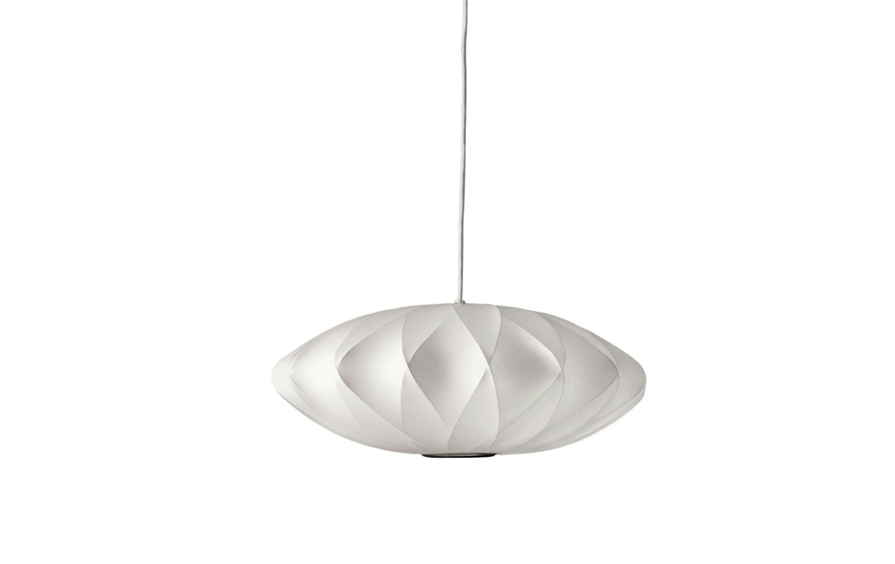 Nelson Saucer Crisscross Bubble Pendant organic shape