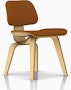 Eames Molded Plywood Dining Chair Wood Base (DCW), Upholstered