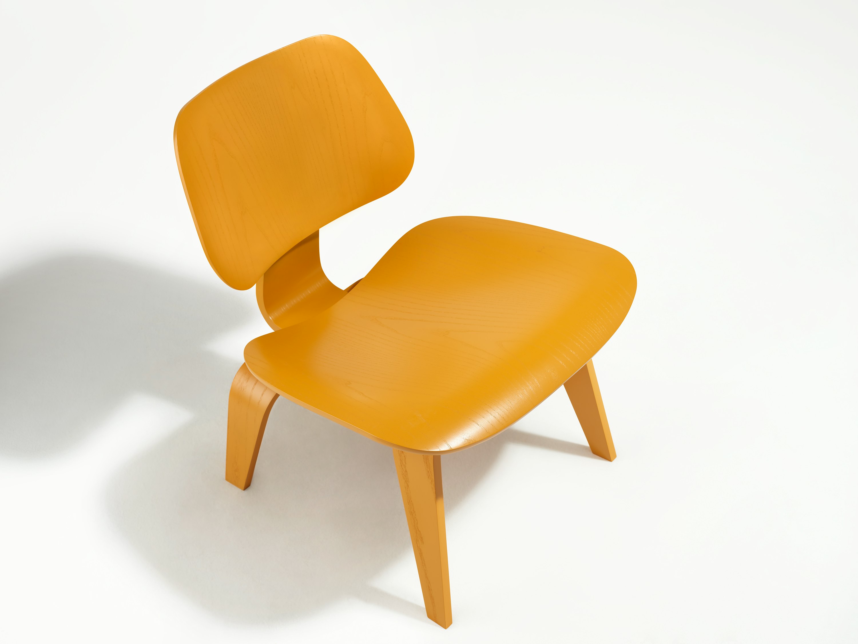 Eames Molded Plywood LCW, yellow