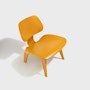Eames Molded Plywood LCW, yellow