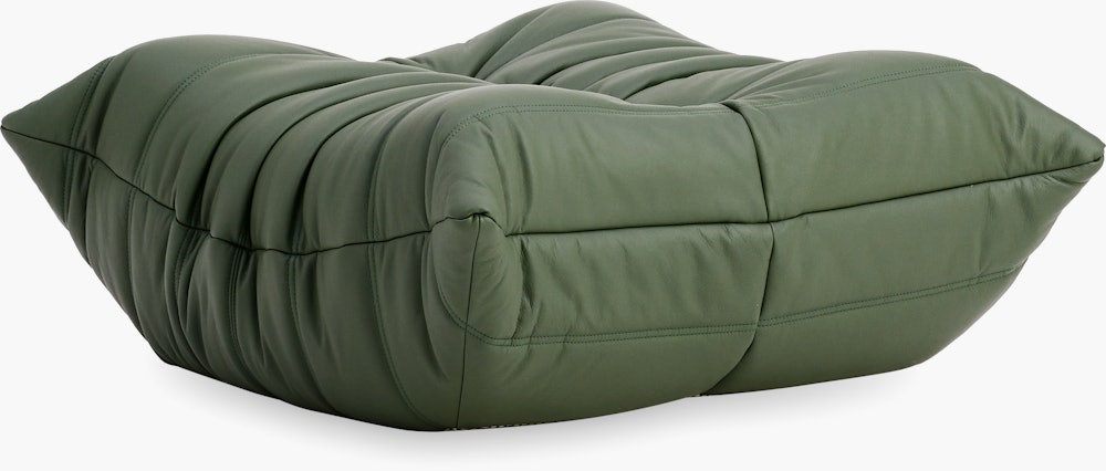 TOGO Ottoman - Opera Leather,  olive