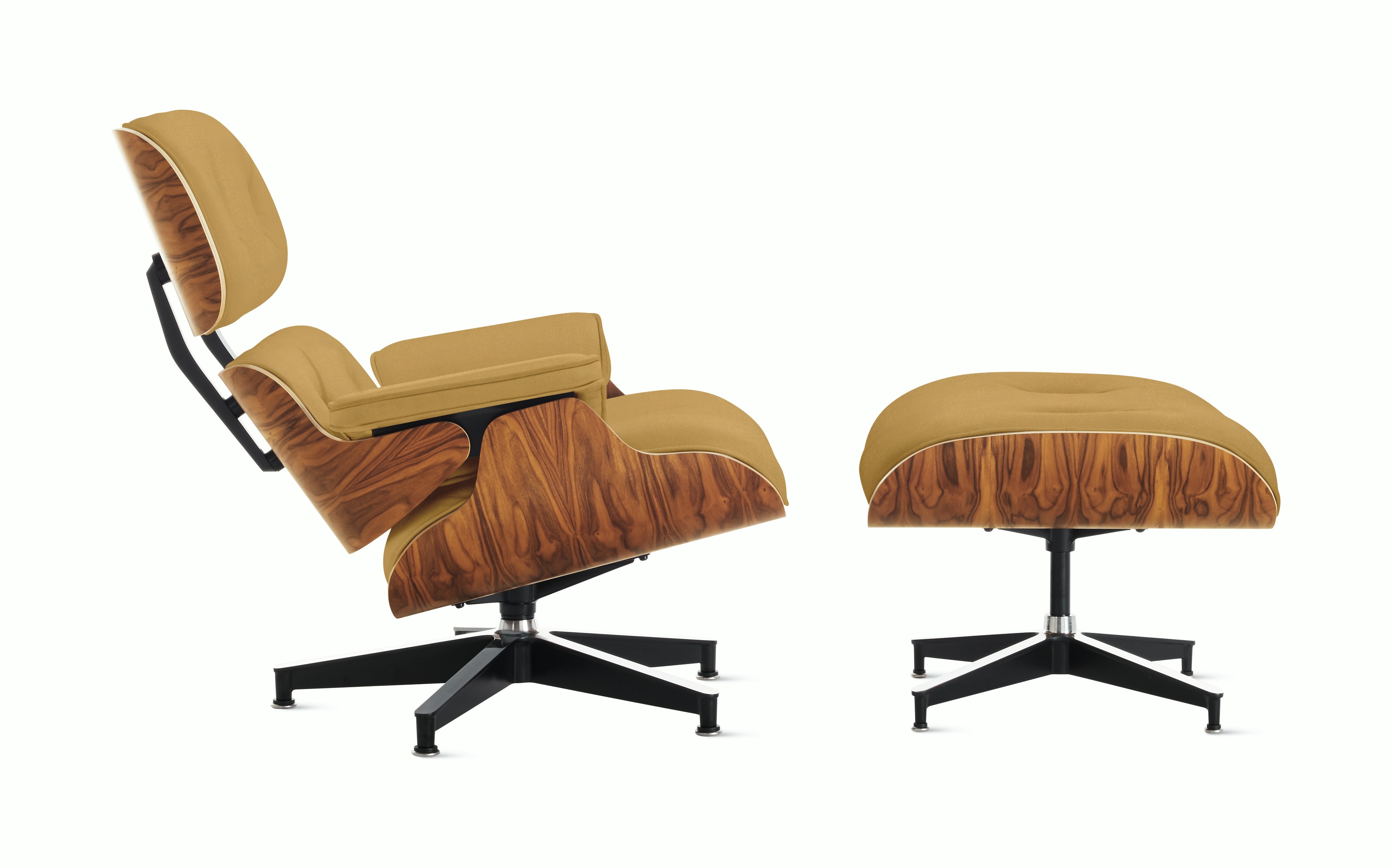 Eames Lounge and Ottoman in Prone and Stow leathers