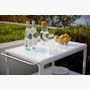 1966 Porcelain Serving Cart