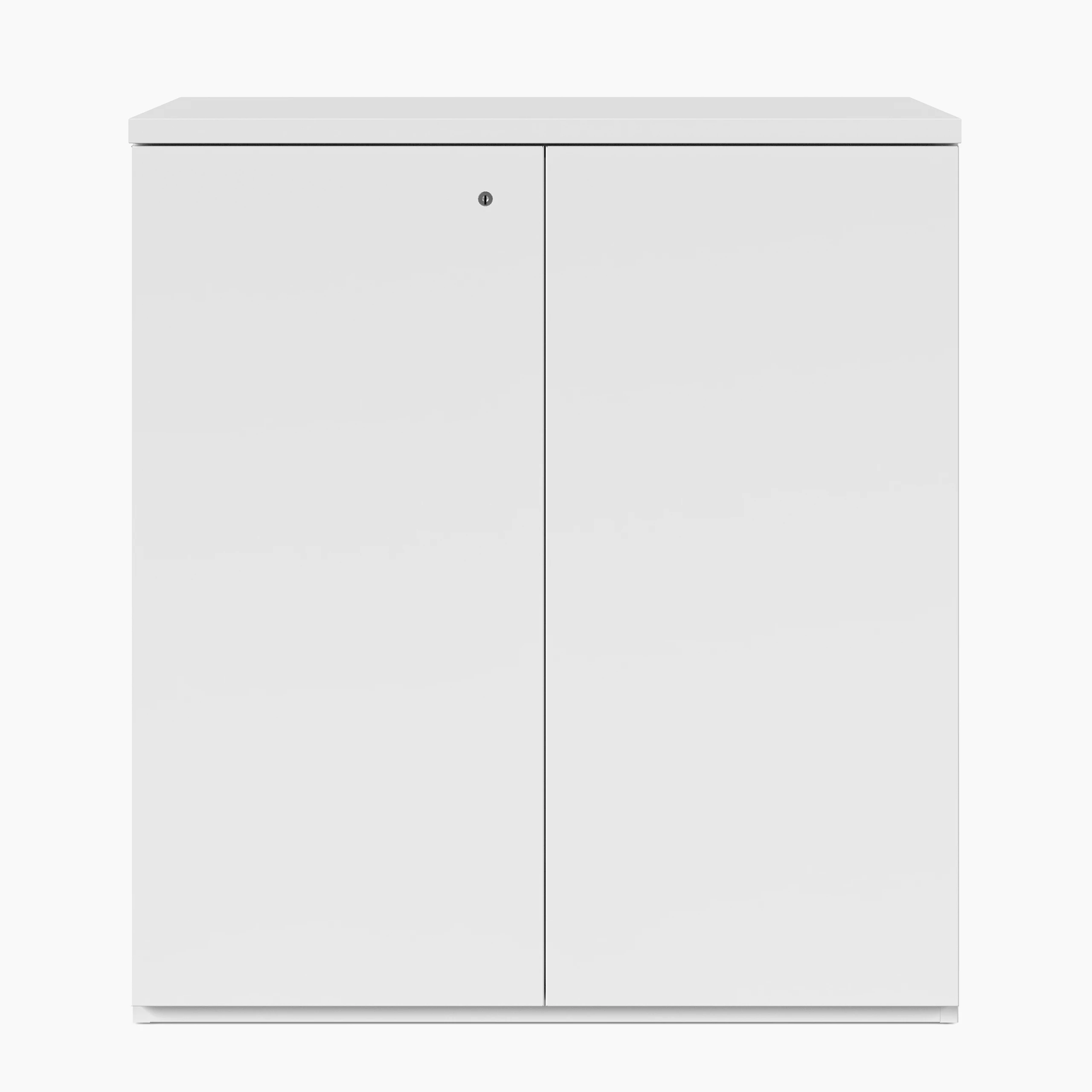 White Series 2 storage cabinet, viewed from the front.