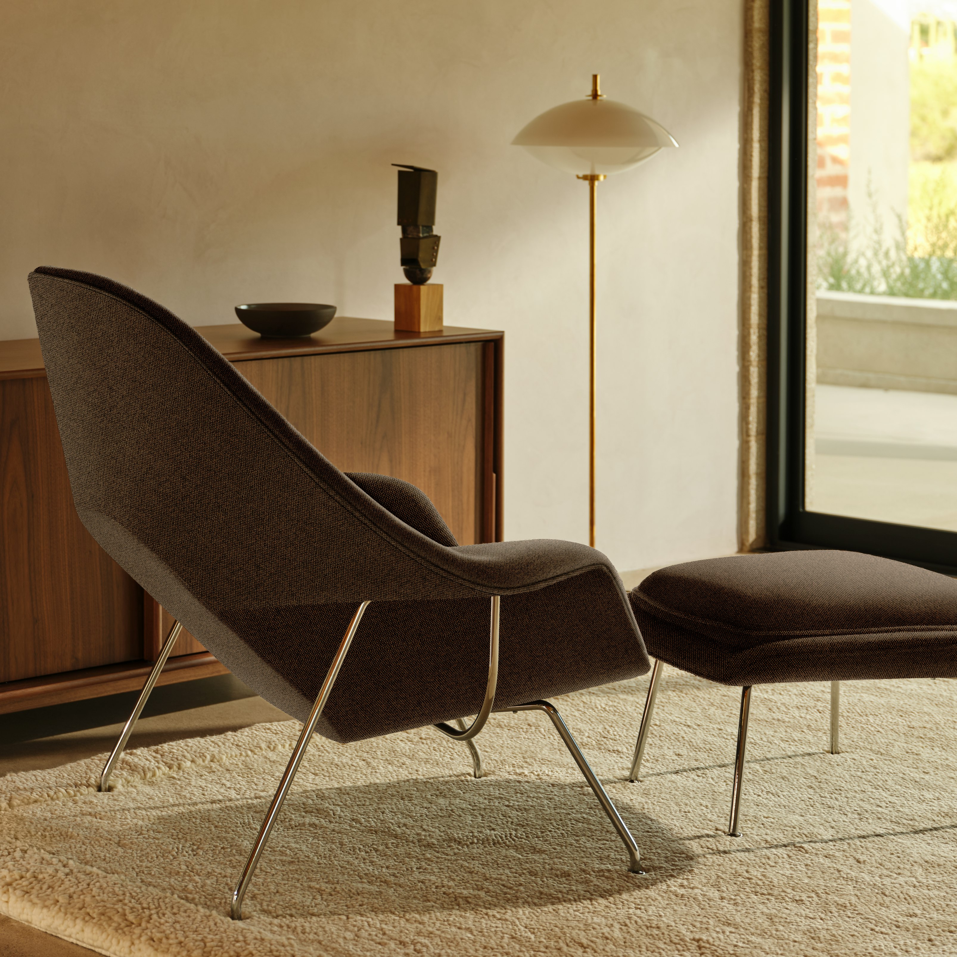 Womb Chair and Ottoman