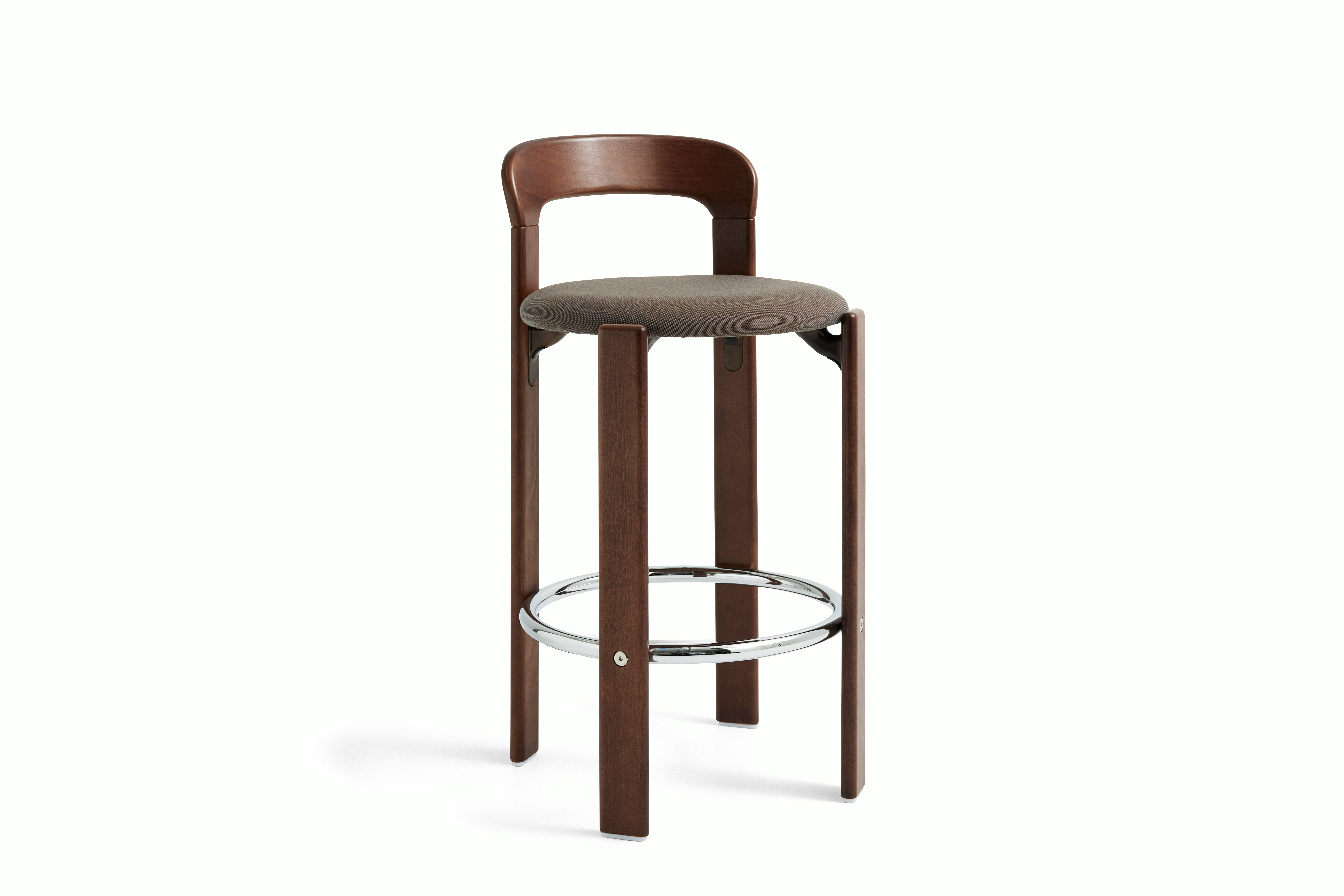 Rey Counter Stool with Upholstered Seat