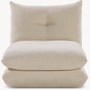 Pillo Armless Seat Module - Standard or Deep Haven  Ivory