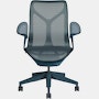 Cosm Task Chair Mid Back Leaf Arm