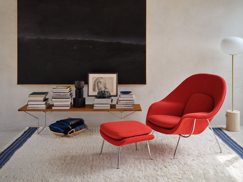 Womb Chair and Ottoman