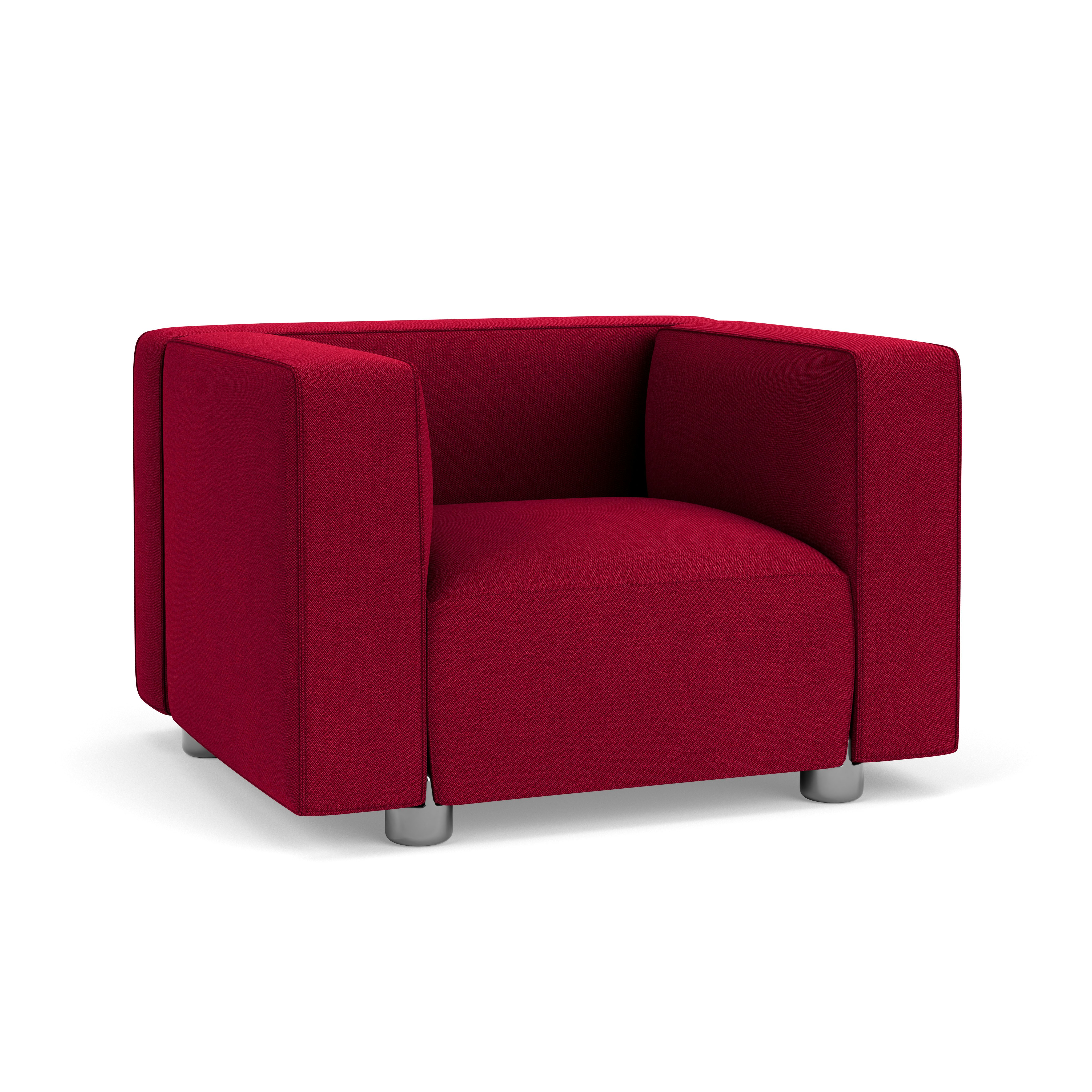 Barber Osgerby Armchair -  Chrome,  Hourglass,  Flame