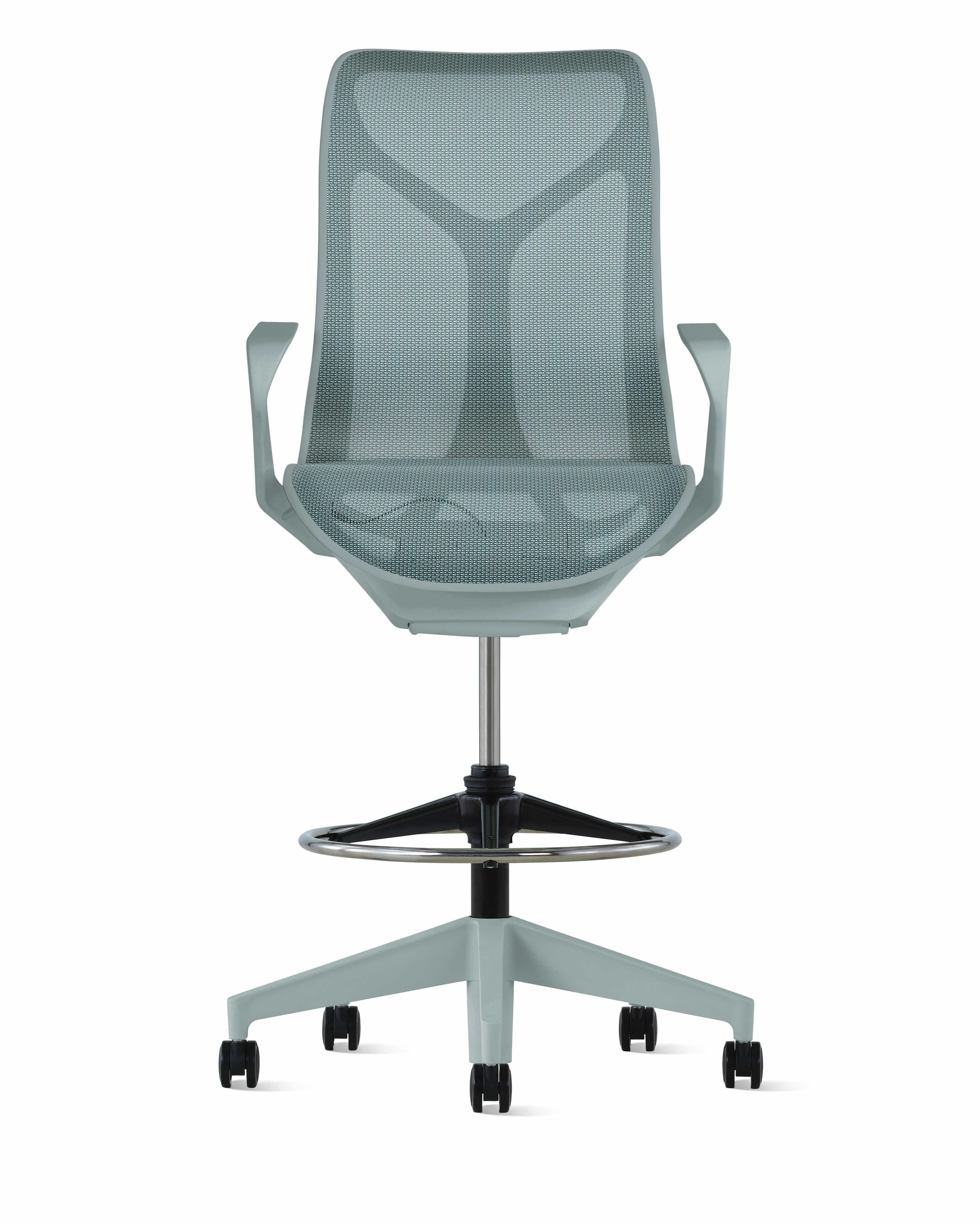 Cosm Stool Mid Back Fixed Arm