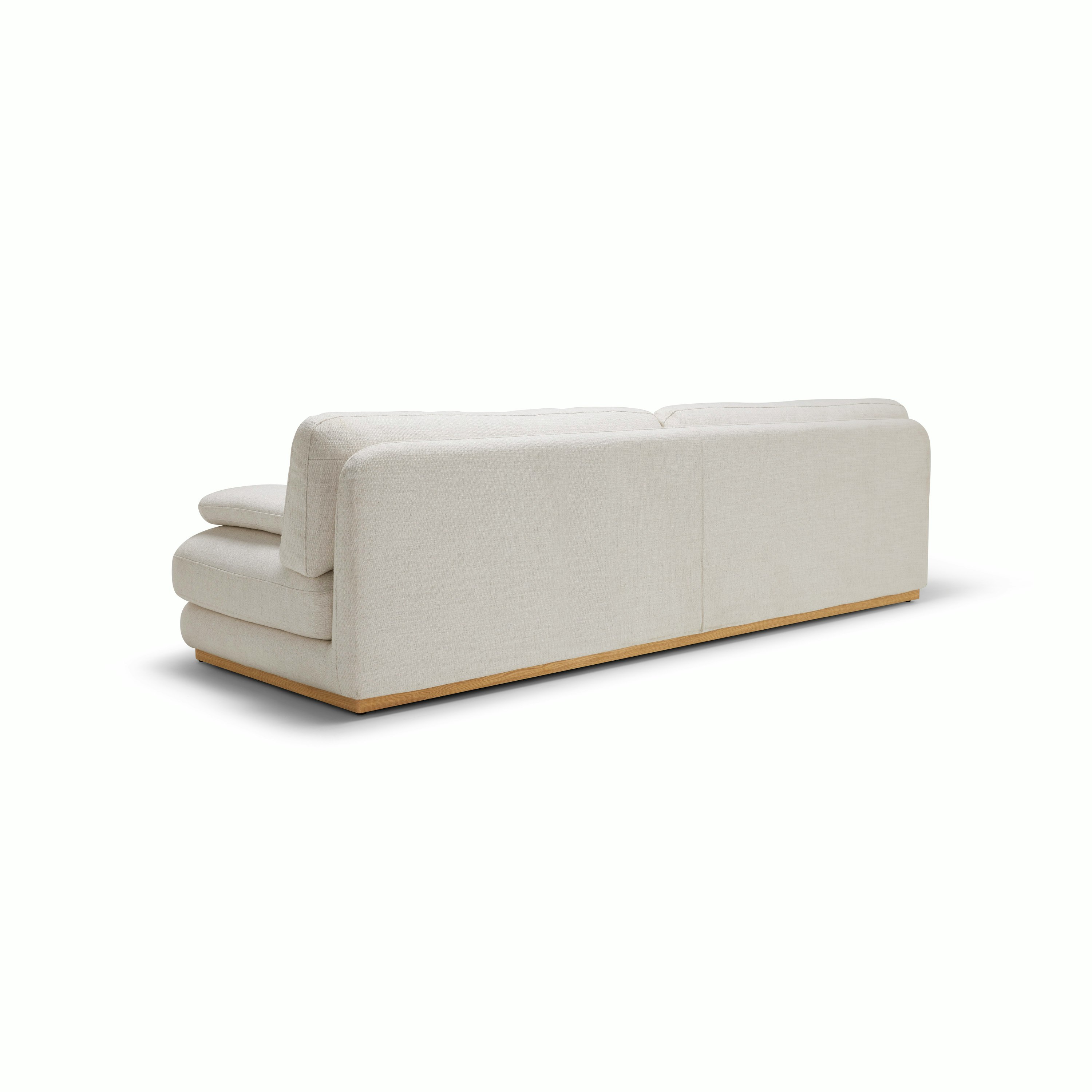 Stack 3.5 Seater Sofa - 112',  Hyams,  Sable