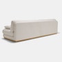 Stack 3.5 Seater Sofa - 112',  Hyams,  Sable