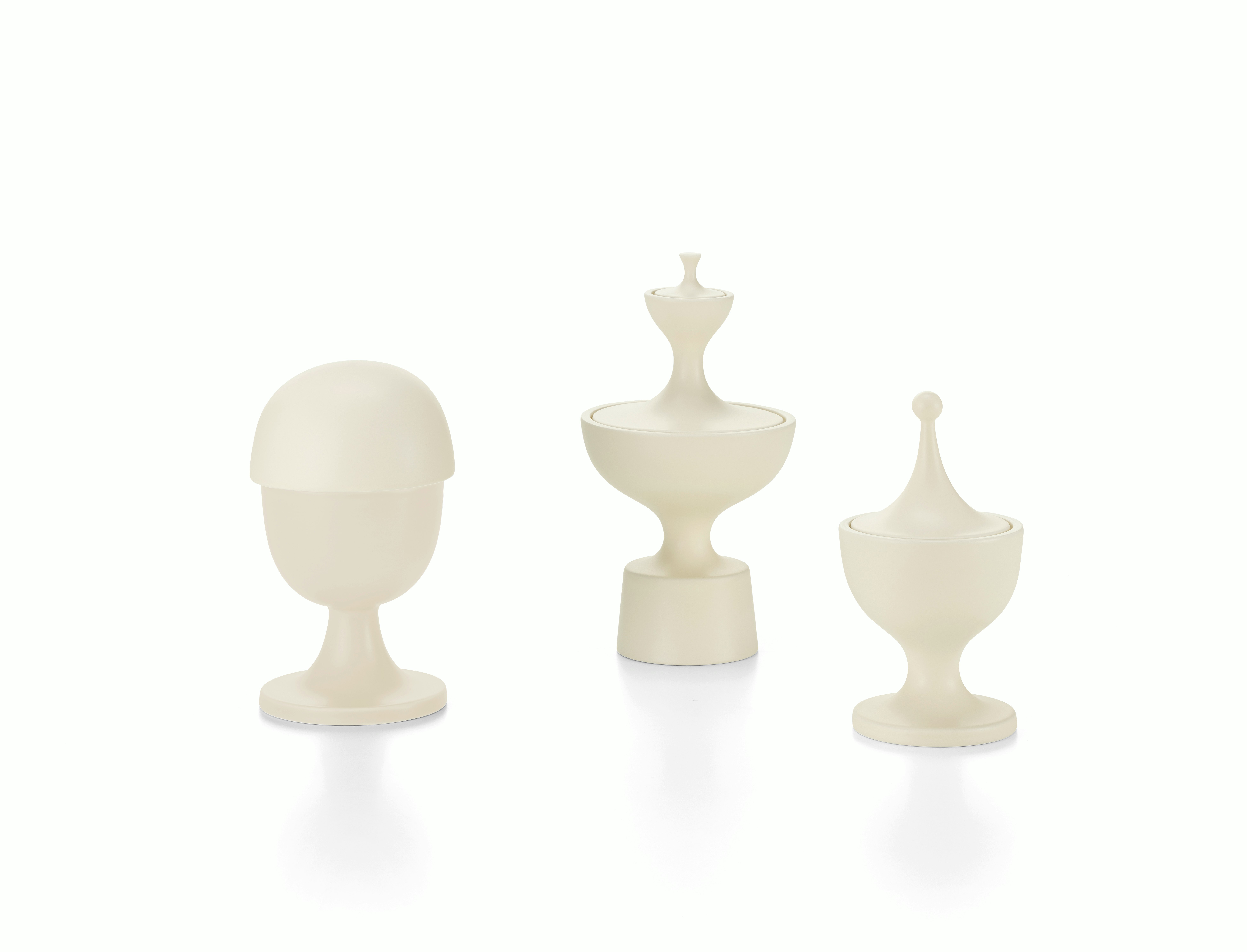 Ceramic Containers - Cream