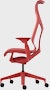 A canyon high-back Cosm Chair with height adjustable arms.