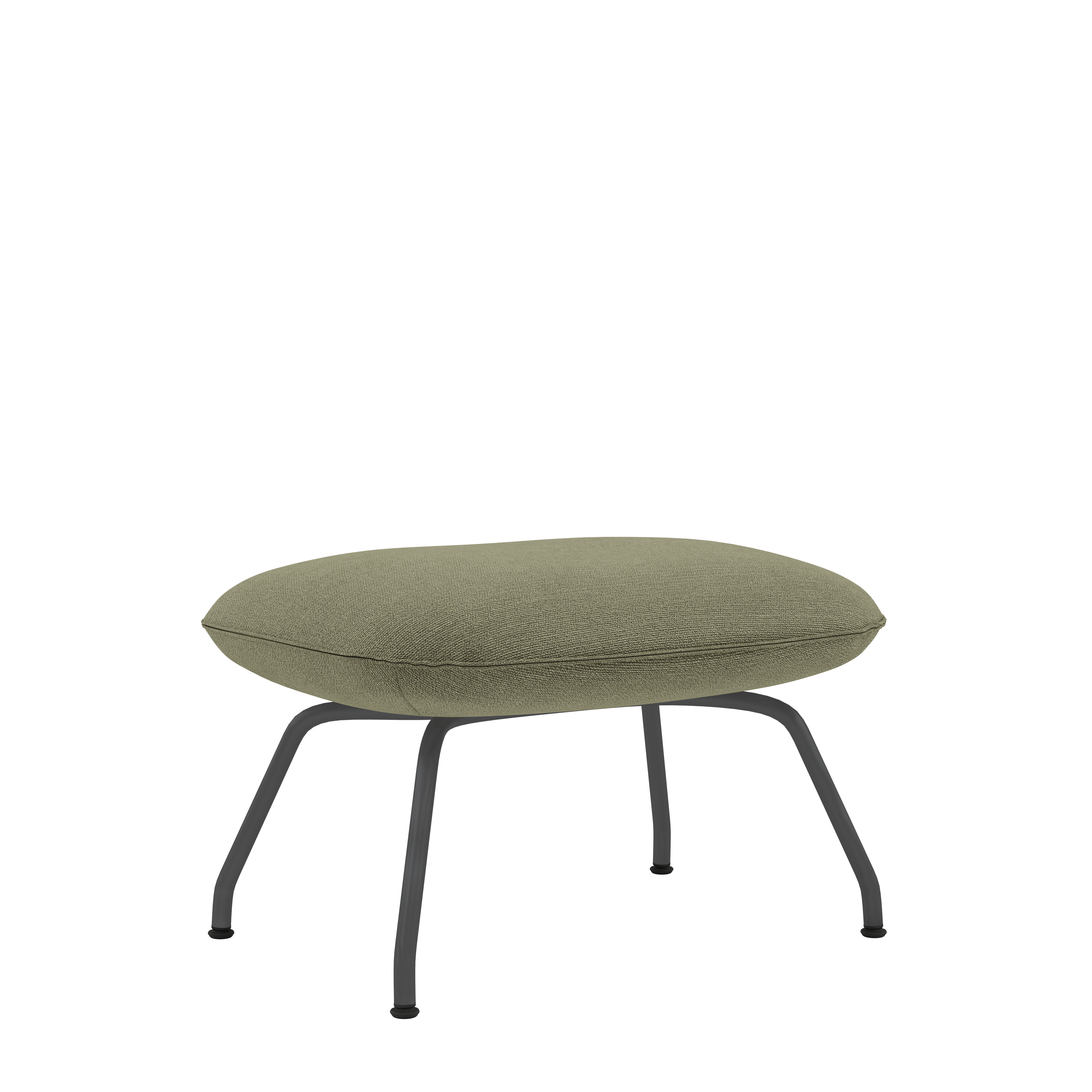 Doze Ottoman- Ocean,  21 Evergreen,  Anthracite Black Legs