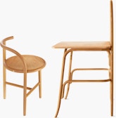 Allegory Vanity and Single Curve Stool Set
