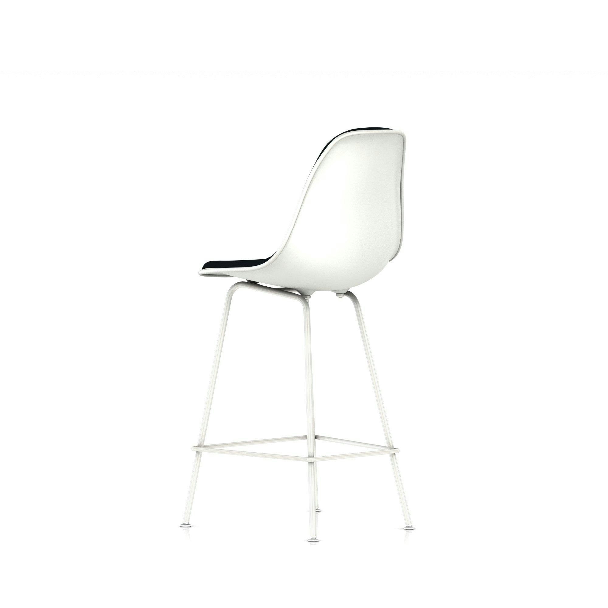 Eames Upholstered Molded Plastic Counter Stool - DSHCX.U