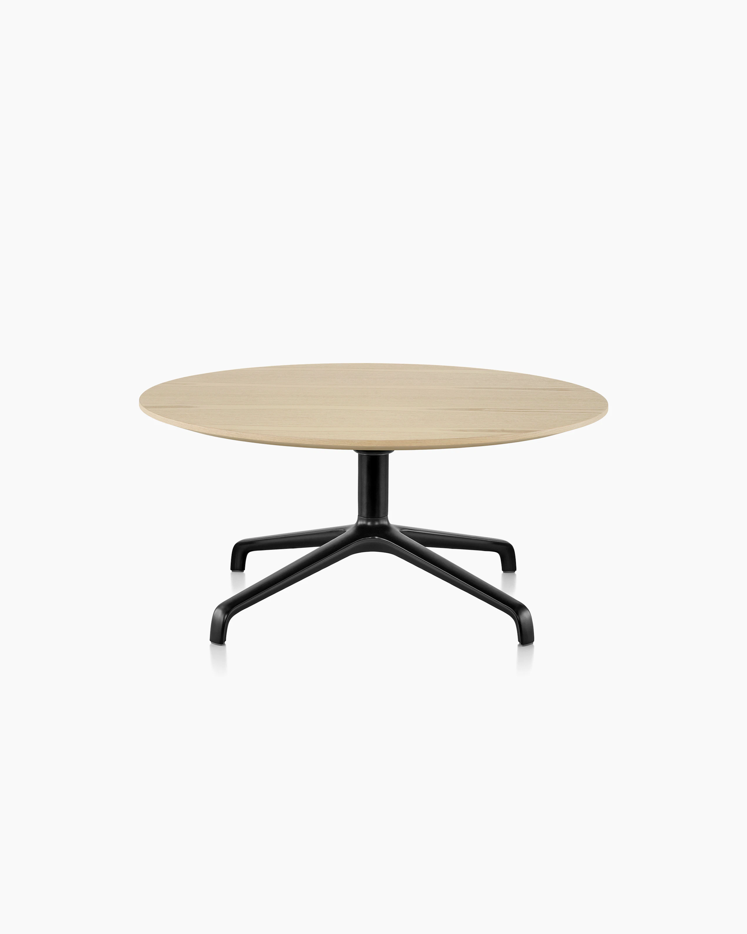 16" Striad Table as an occasional table format in ash veneer with 4-star base.