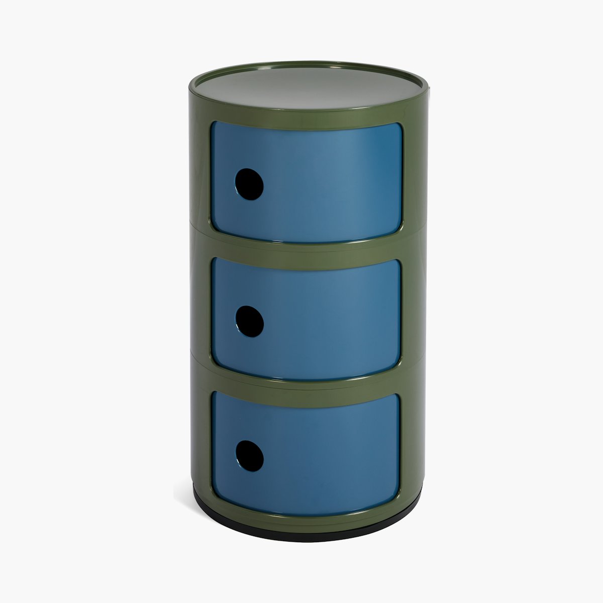 Componibili Storage Unit Componibili Storage Unit, Olive Green/Blue