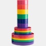 Max Hellerware Dinnerware Set - Rainbow, 18 Piece Set