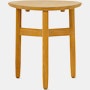 Crosshatch Outdoor Side Table in trilobe.