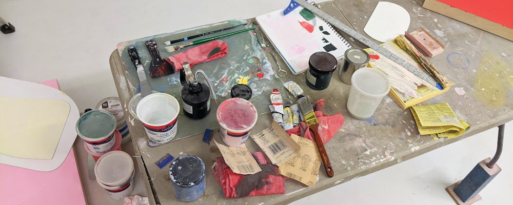 Arielle Zamora Studio Visit - Uprise Art for DWR
