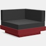 Platform One Sectional Corner - Chili Frame,  Charcoal Cushions