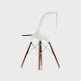 Eames Upholstered Molded Plastic Side Chair - Dowel Leg DSW.U