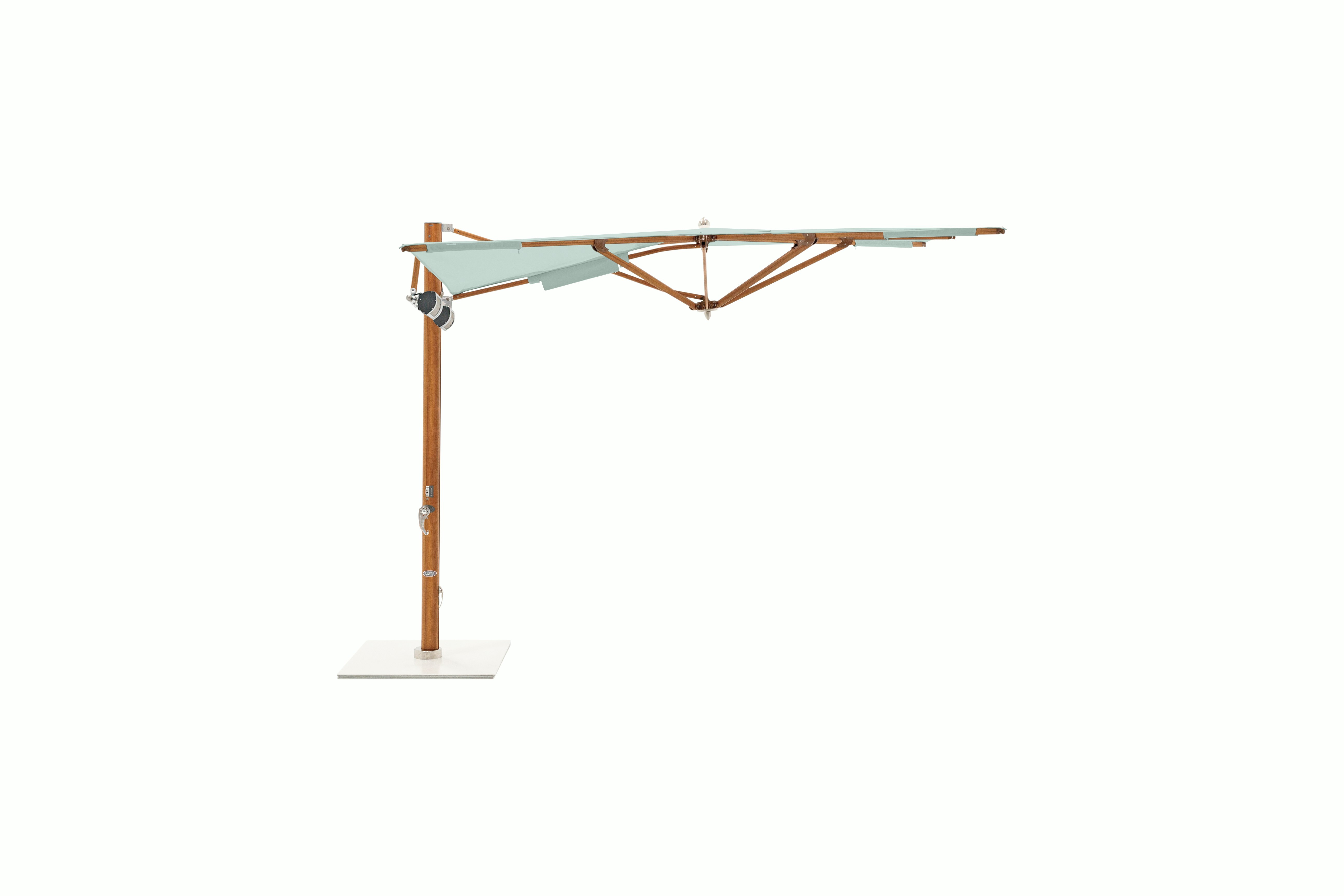 Tuuci Ocean Master Max Low-Profile Cantilever Umbrella w/Heating & Lighting
