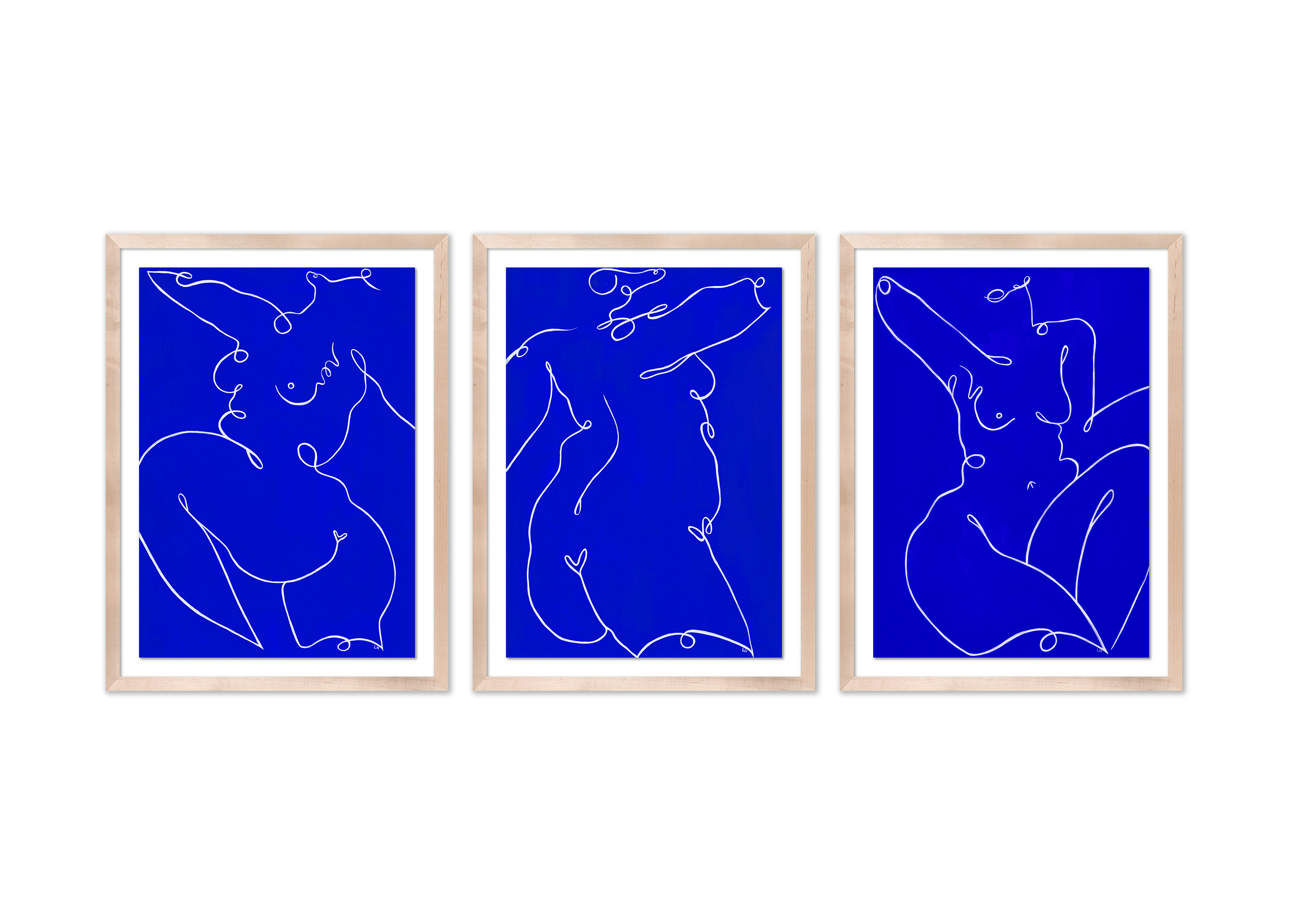 "Blue Dancer Series" by Laxmi Hussain