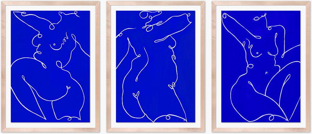 "Blue Dancer Series" by Laxmi Hussain