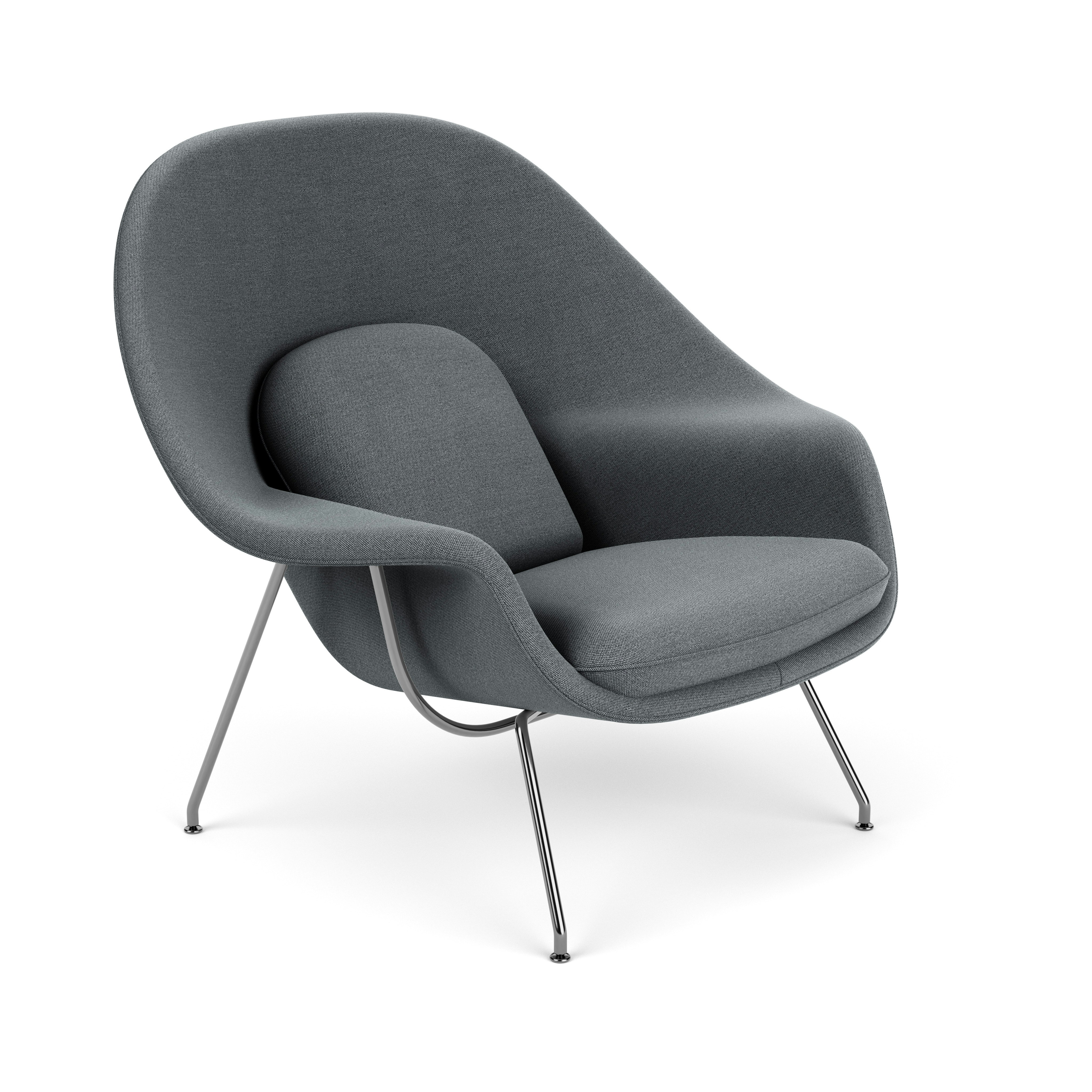 Womb Chair - Standard,  Hourglass,  Iron,  Chrome