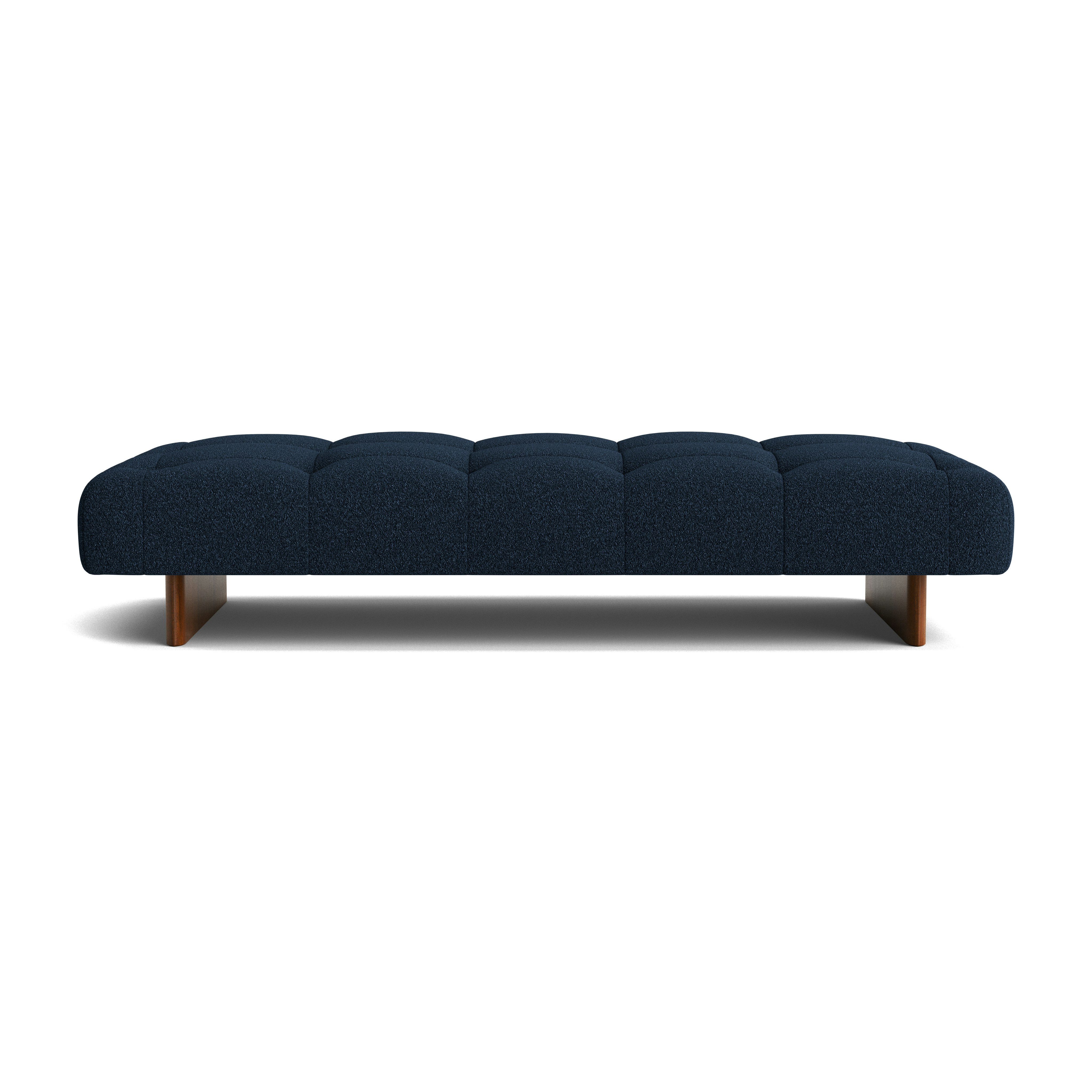 Quilton Lift Daybed - Flamiber, Dark Blue, Lacquered Walnut