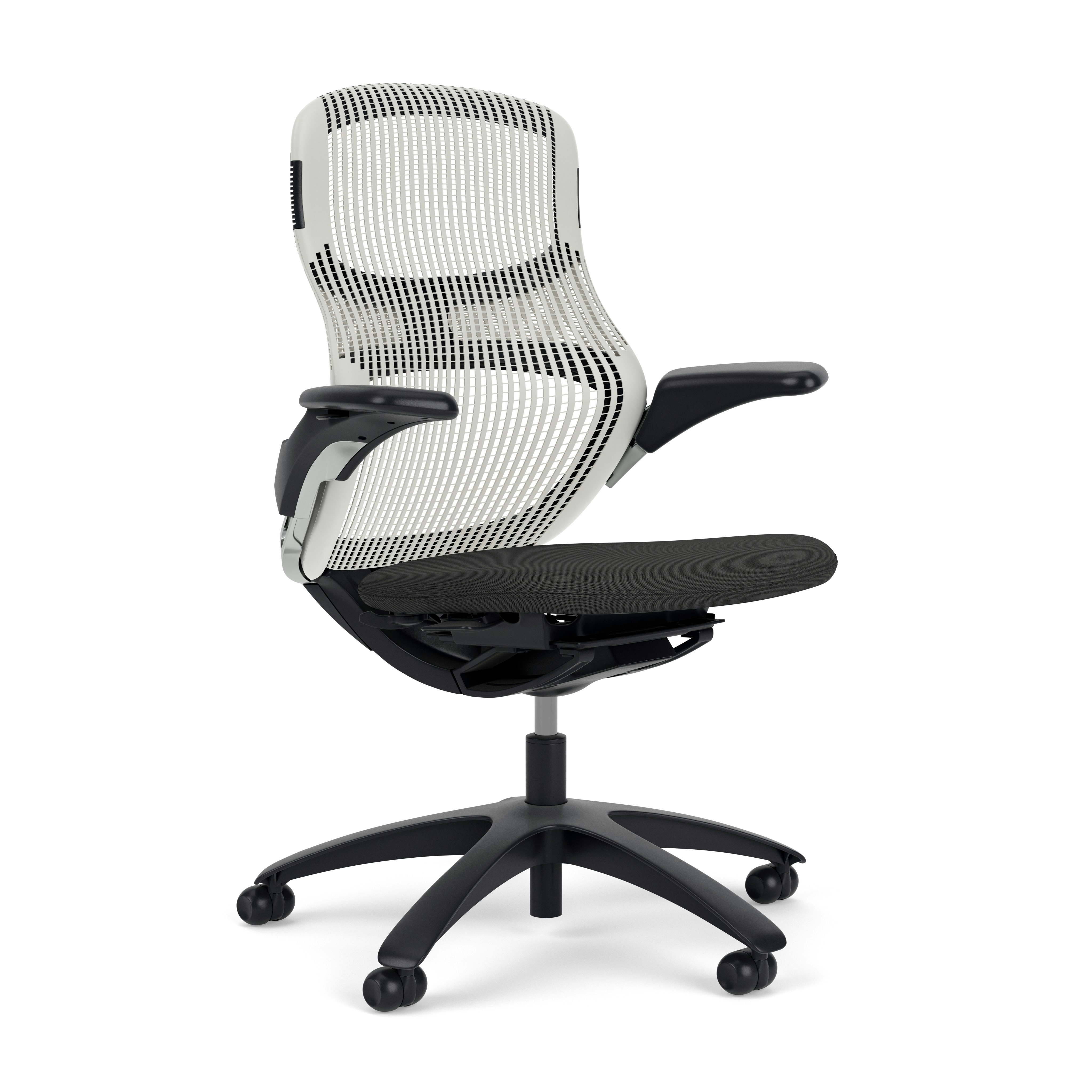 Generation Chair - Dark, Height Adjustable, Meteor, Generation, Storm, Plastic Standard, Hard Wheel