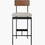 Betwixt Mixed Materials Stool Betwixt Mixed Materials Stool, Counter Stool