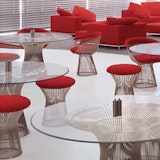 Platner Dining Tables, Arm Chairs and Stools
