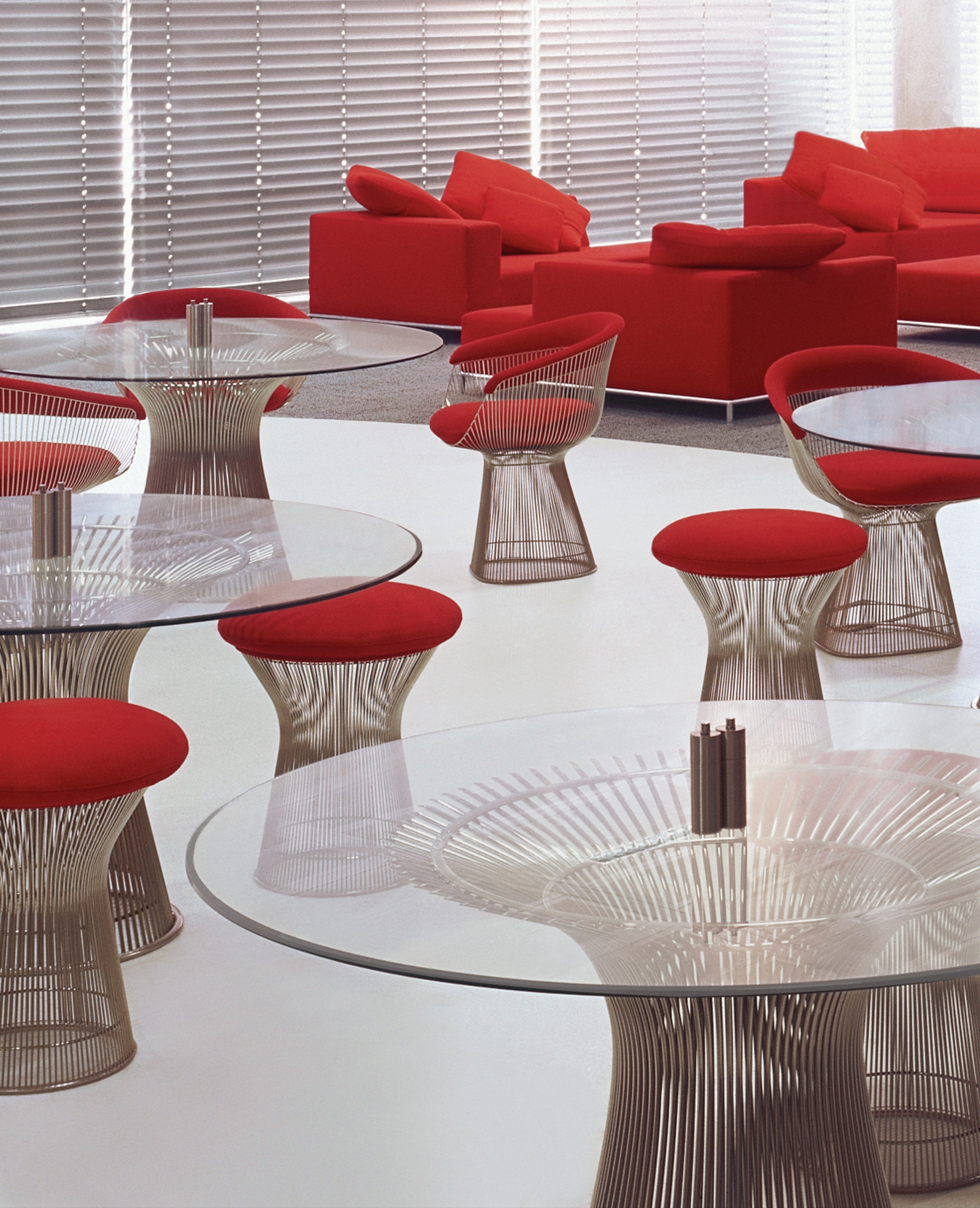 Platner Dining Tables Arm Chairs and Stools