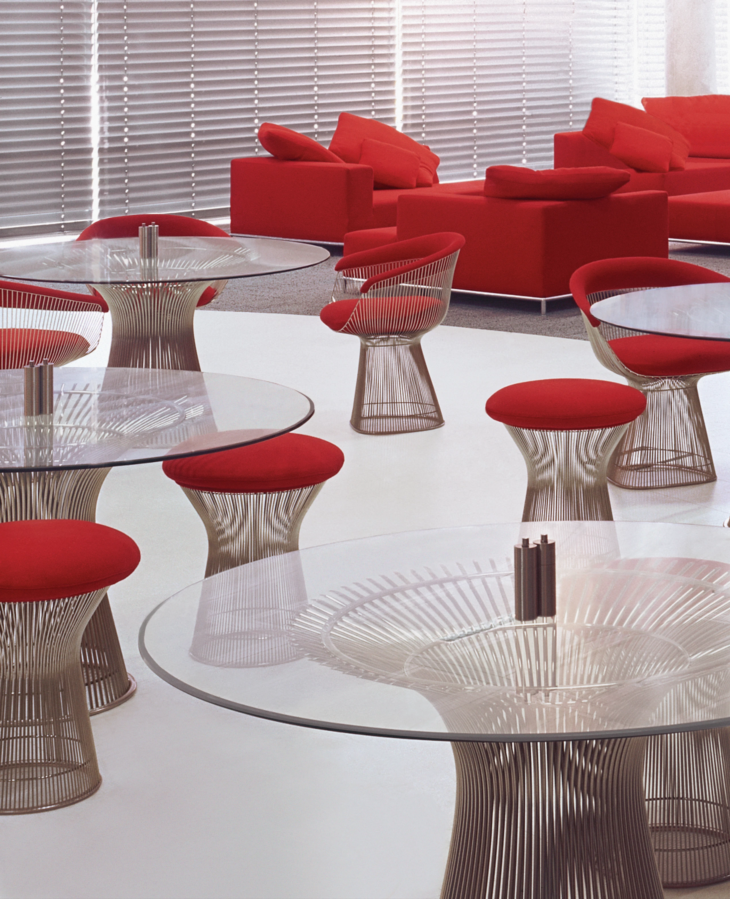 Platner Dining Tables Arm Chairs and Stools