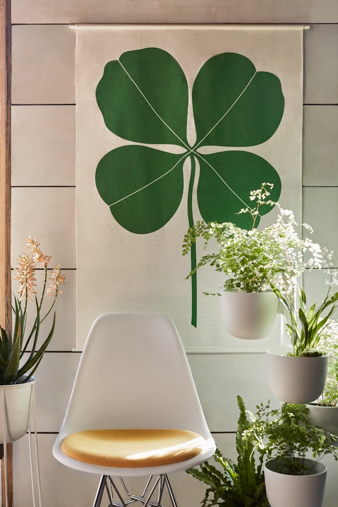 Eames Molded Plastic Side Chair with Seat Pad