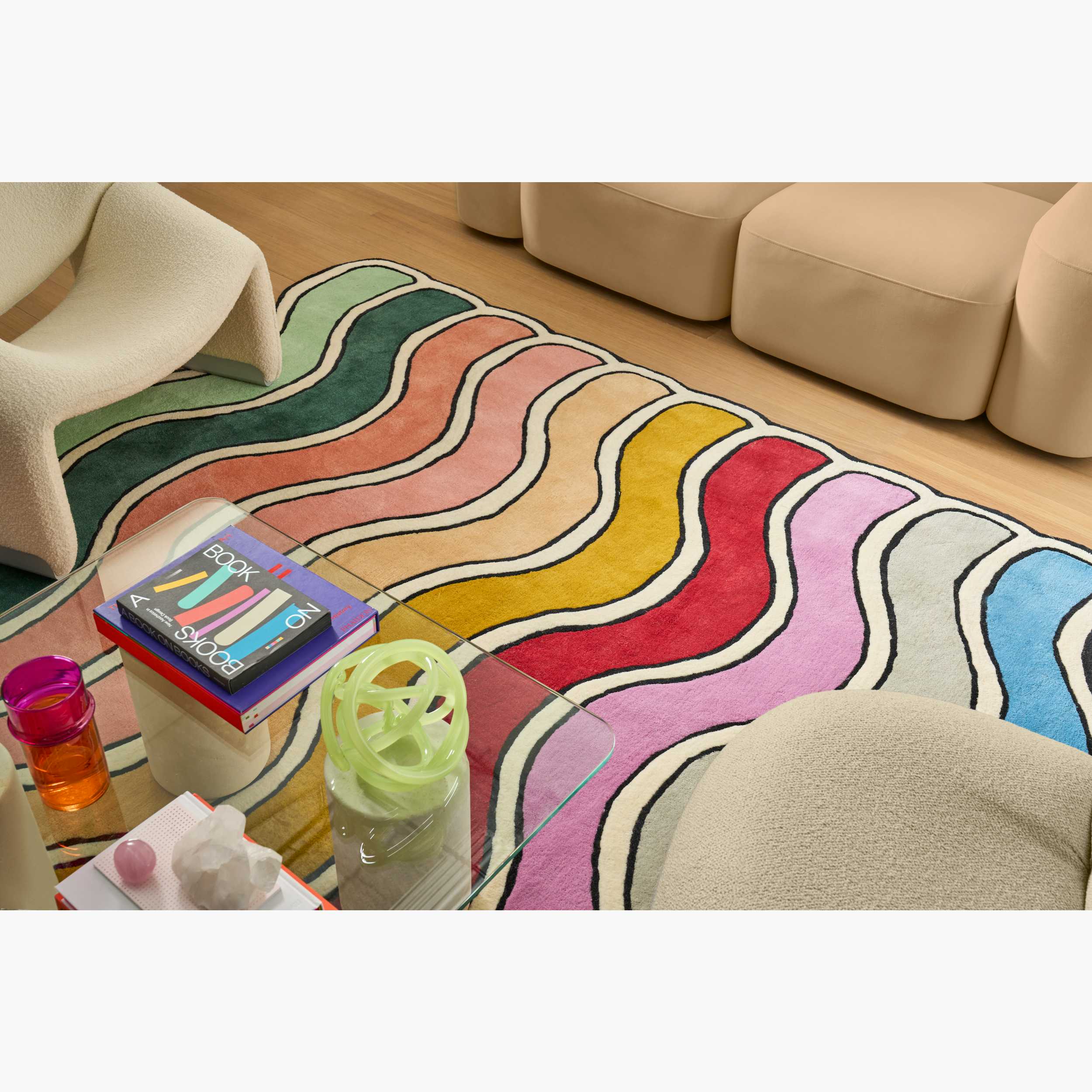 Wavy Rug, Desert – Design Within Reach