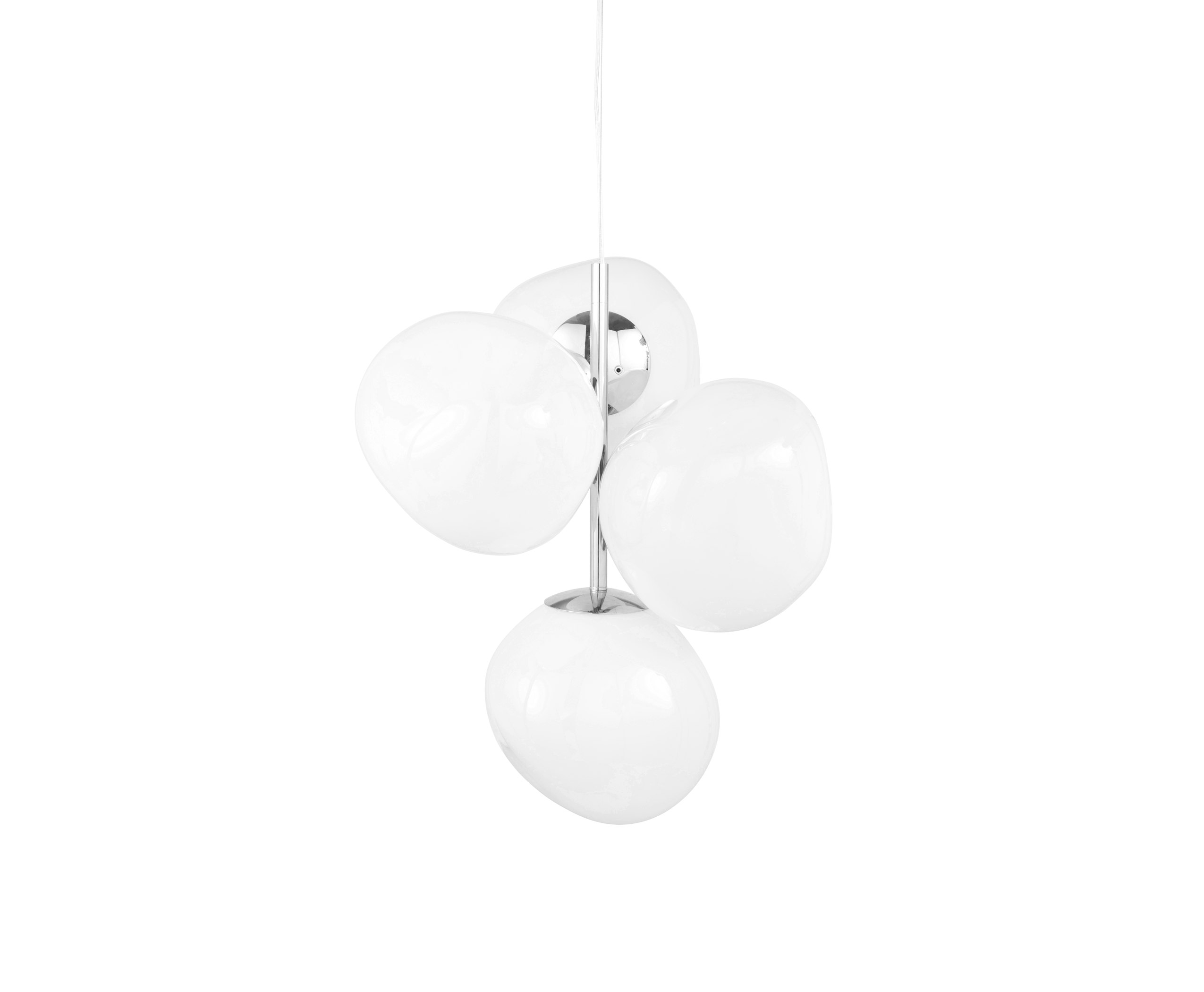 Melt Chandelier Mini - Opal / Silver